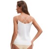 INSPIRE CHIC 3 Choice for Women's Square or V Neck Cami Vest Wide Strap Light Sleeveless Tank Camisoles - 2 of 4