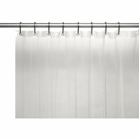 Heavy Duty Vinyl Shower Curtain Liners, 78 Extra Long Waterproof Vinyl Shower Curtain Liner