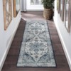 Machine Washable Area Rug Non Slip Non Shedding Rug Boho Vintage Low Pile Carpet Foldable Stain Resistant Rugs for Bedroom Living Room - 2 of 4