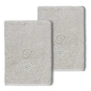 Linum Home Textiles 100% Turkish Cotton MONICA 2PC Embellished Washcloth Set - 1 of 1