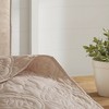 Racxily 3-Piece Reversible Bedspread Set , Medallion Quilting Design - 4 of 4