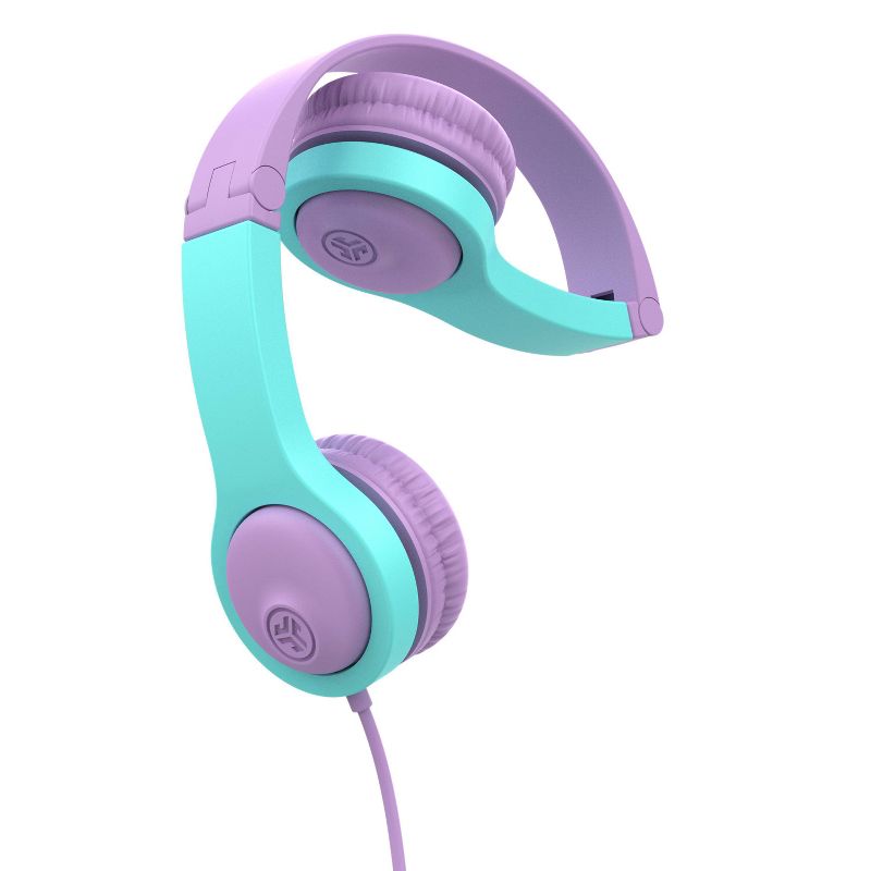JBuddies Gen 2 Folding Kids Wired Headphones - Purple/Teal, 4 of 17