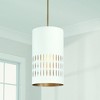 Capital Lighting Dash 1 - Light Pendant in  Aged Brass/White - 3 of 3