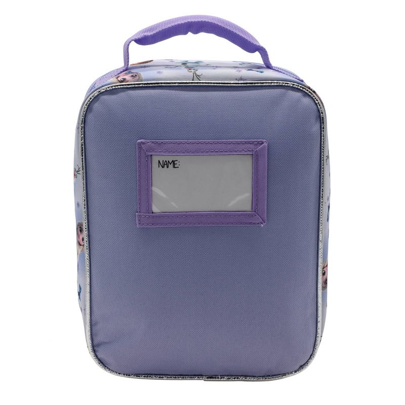 Frozen Kids&#39; Square Lunch Box and Bag - Purple, 6 of 9