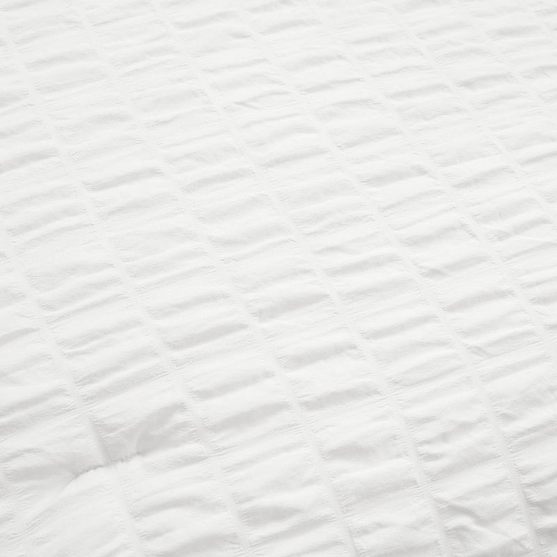 3pc Crinkle Textured Dobby Comforter & Sham Set - Lush Décor, 4 of 12
