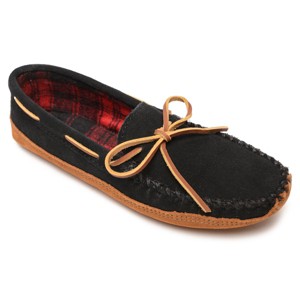 Minnetonka Men's Suede Double Bottom Fleece - 1 of 4