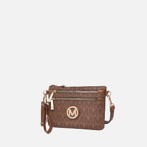 MKF Collection Geneve M Signature Crossbody Wristlet Bag by Mia K - 1 of 4