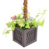 Barton Living 5ft Light Post Christmas Decoration w/Planter Battery Powered Outdoor X-mas - 4 of 4
