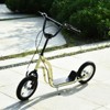Maggift Kick Scooters Youth Scooter Front and Rear Caliper Dual Brakes Inflatable Front Wheel Ride on Toy for Age 5+, Yellow, 47.3"*22.8"*33.5" - 2 of 4