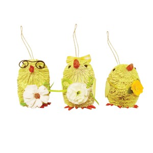 C&F Home Chick Bottle Brush Ornament Set of 3 - 1 of 3
