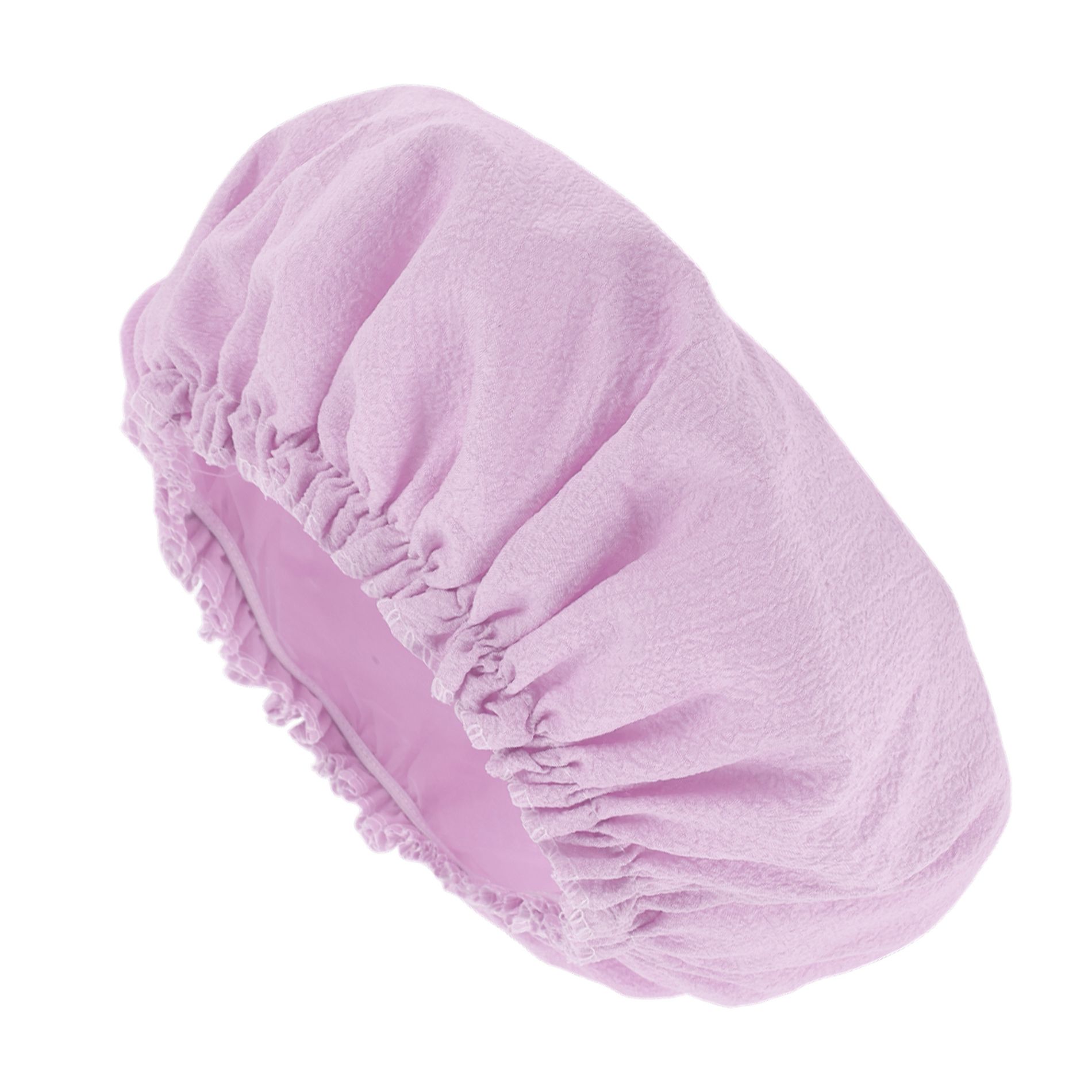 Unique Bargains Women's Lightweight Bath Caps Light Purple 1 Pc