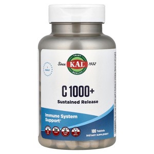 KAL C 1000+, Sustained Release, 100 Tablets - 1 of 4