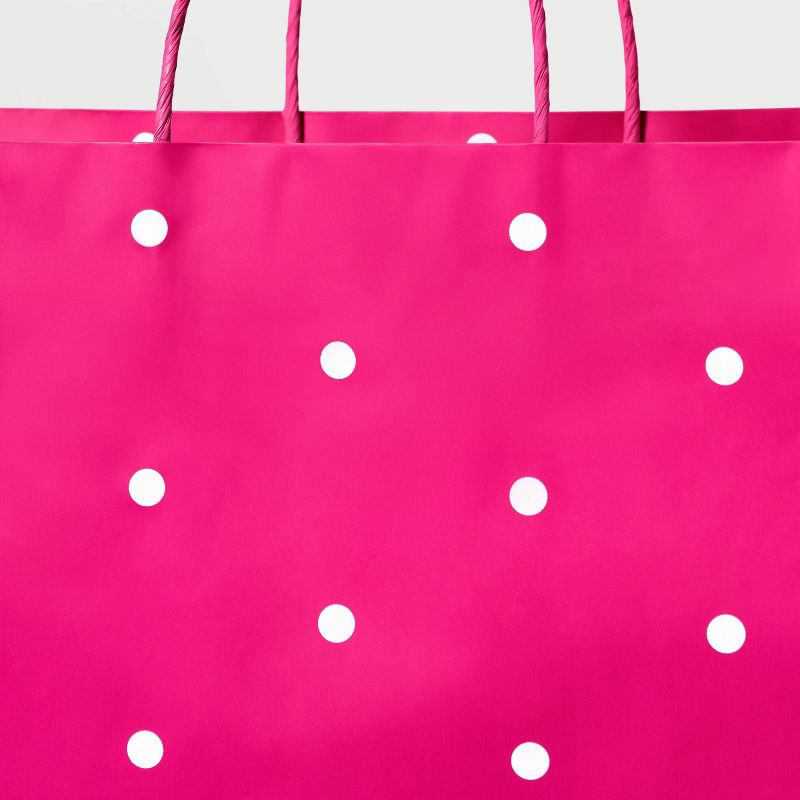 XLarge Dotted Bag White/Pink - Spritz&#8482;, 4 of 5