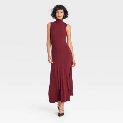Women's Knit Midi Shift Dress - A New Day™
