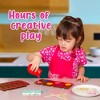 GirlZone Little Choco Delights Maker Kit, Chocolate Making Kit with Candy Bar Molds, Lolly Sticks, Wrappers for Choco Bar - 2 of 4