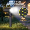 ROTTOGOON LED Solar Motion Sensor Landscape Spotlights Adjustable Brightness Wall/Floor Mount Warm White Decoy Camera 2-Pack - 4 of 4
