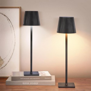 2 Pack LED Table Lamp Modern LED Desk Lamp with Touch Control Dimmable Night Light with 3 Color Temperatures for Living Room Bedroom Study Office - 1 of 4