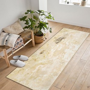 Fulvari Machine Washable Non-Slip Rubberback Runner Modern Abstract Geometric Print Carpet Traditional Area Rug for Bedroom,Living Room - 1 of 4