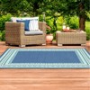 Oriental Weavers Meridian Area Rug, 2' x 3', Navy/Yellow - 3 of 4