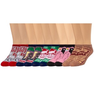 HYP A Christmas Story Novelty Low-Cut Adult Ankle Socks | 5 Pairs - 1 of 4