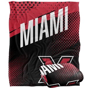 Miami University Fan Zone Silky Touch Super Soft Throw Blanket 50x60 - 1 of 4