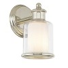 Livex Lighting Middlebush 1 - Light Wall Light in  Polished Nickel - 3 of 4
