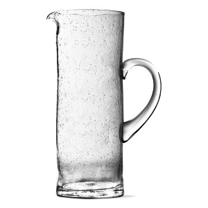 tagltd Bubble Glass Clear Glass Tall Pitcher, 4.5L x 4.5W x 12.0H Inch, 68 oz, - 1 of 4