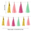 Unique Bargains Party Decoration Reusable Strong Rope Tassel Garland Banner 20 Pcs - 2 of 4