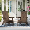 Folding Adirondack Chair, HDPS Poly Chair, Weather Resistant, Outdoor HIPS Adirondack Fire Pit Chair for Patio, Pool, Garden, Backyard - 4 of 4