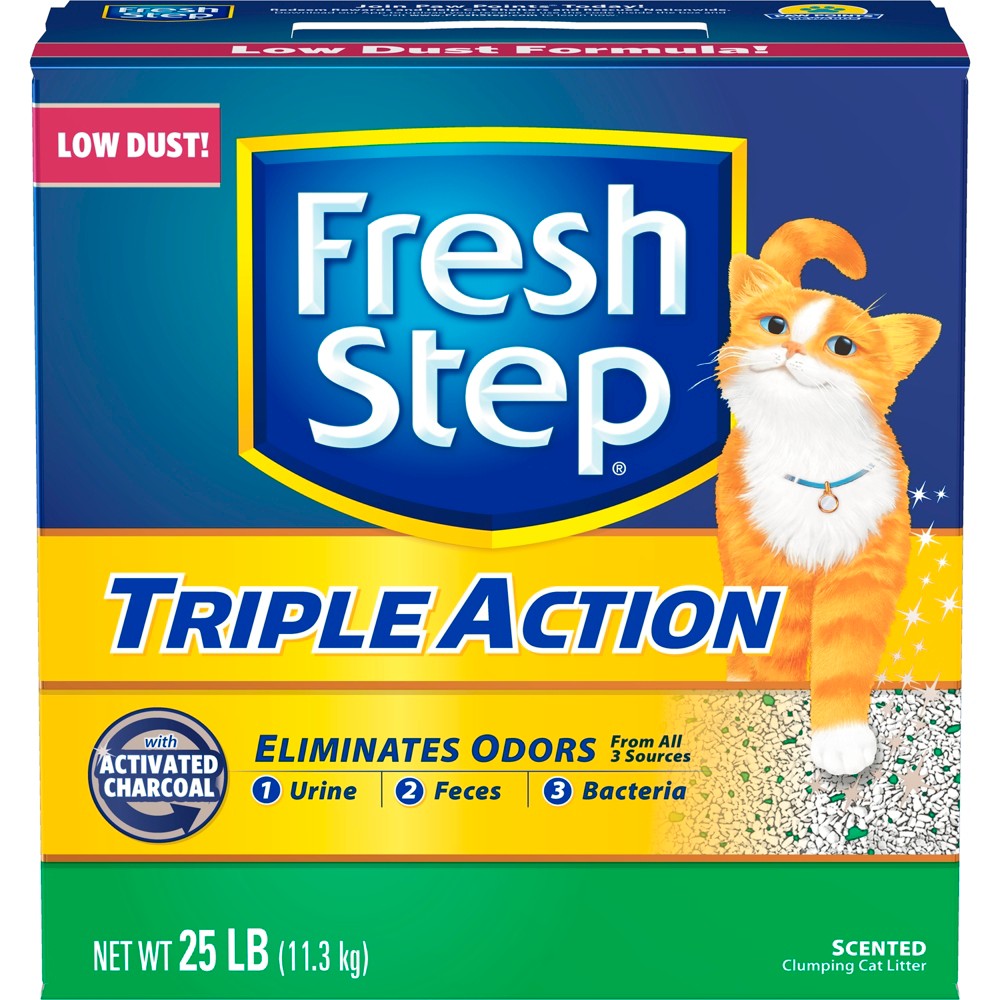 UPC 044600310244 product image for Fresh Step Triple Action Cat Litter 25 lb | upcitemdb.com