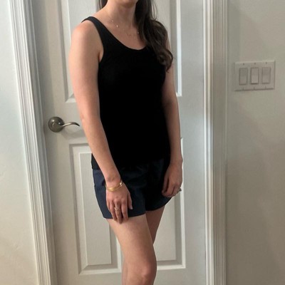 Women's Iconic Scoop Neck Tank Top - Universal Thread™ Black XL