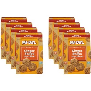Midel Cookie Ginger Snap Flavored - Pack of 8 - 10 oz - 1 of 2