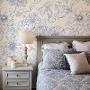 Tempaper & Co. 108"x78" Floral Blooms Prussian Blue Peel and Stick Wall Mural - 3 of 4