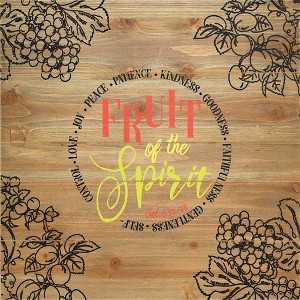 Dicksons Fruit of The Spirit 20 x 20 Wood Plank Style Wall Sign Plaque - 1 of 1