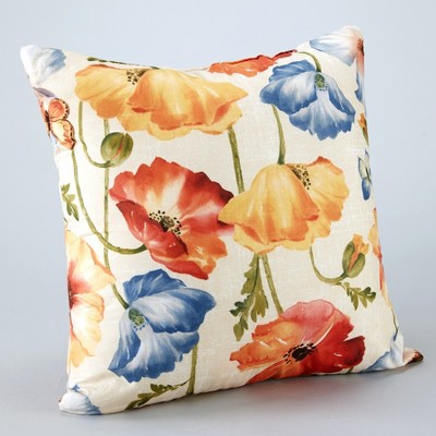 Lakeside Decorative Watercolor Throw Pillow with Painted Aesthetic for Indoors