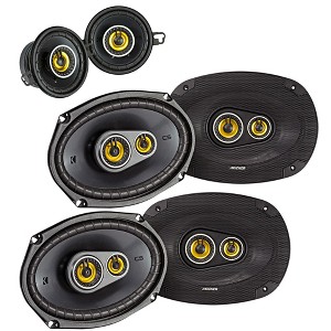 Kicker for Dodge Ram Crew Cab 2012 & up speaker bundle- 2-pairs of CS 6x9" speakers, & a pair of CS 3.5" speakers - 1 of 4