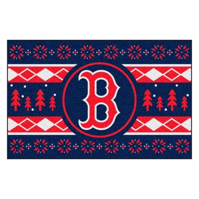 MLB Boston Red Sox 19"x30" Holiday Sweater Rug