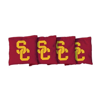 NCAA USC Trojans Corn-Filled Cornhole Bags Red - 4pk