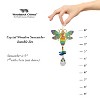 Woodstock Crystal Suncatchers, Crystal Wonders Bumble Bee, Crystal Wind Chimes For Inside, Office, Kitchen, Living Room Decor, 5"L - 4 of 4