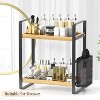 Bathroom Counter Organizer with Basket, Bathroom Organizers and Storage,Skincare Organizers - 2 of 4