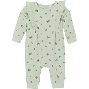 Gerber Baby Girls' Ruffled Romper - 1 of 4
