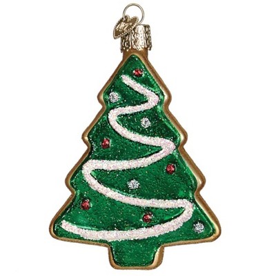 Old World Christmas Glass Blown Ornament for Christmas Tree, Santa Sugar Cookie
