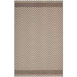 Modway Optica Chevron With End Borders 8x10 Indoor and Outdoor Area Rug - 1 of 4