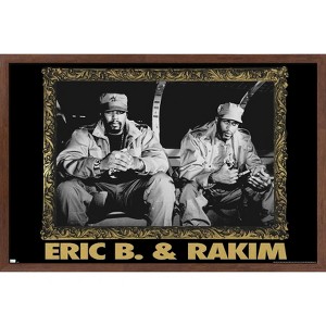 Trends International Eric B. & Rakim - Gold Frame Framed Wall Poster Prints - 1 of 4