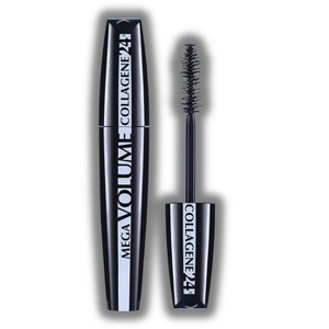 L'Oreal Paris Mega Volume Collagene 24Hrs Mascara (Extra Black) Loreal Collagen 24 Hour Eye Lash Mascara Eyelashes - 1 of 3