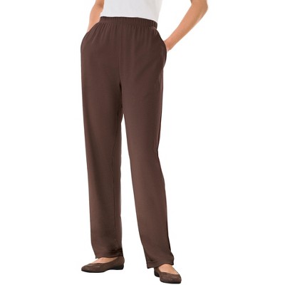 Woman Within Plus Size Tall 7-Day Knit Straight Leg Pant
