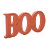 Transpac MDF Light Up Boo Marquee Sign for Halloween - Freestanding Decorative Sign for Spooky Home Decor - 3 of 4