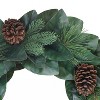 Puleo 32" Magnolia Leaf Artificial Christmas Wreath - 3 of 4