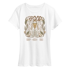 Women's - Instant Message - Cicada Brood XIII XIX 2024 World Tour Short Sleeve Graphic T-Shirt - 1 of 4