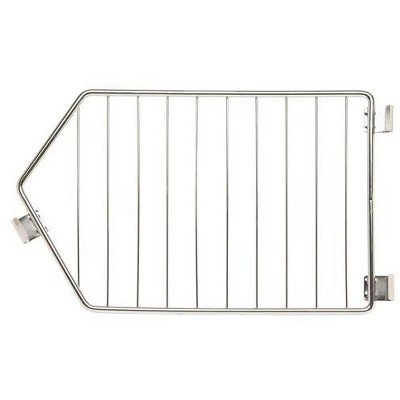 Quantum Storage Systems Wire Basket Divider, 14"D X 9"H, Chrome Plated Finish